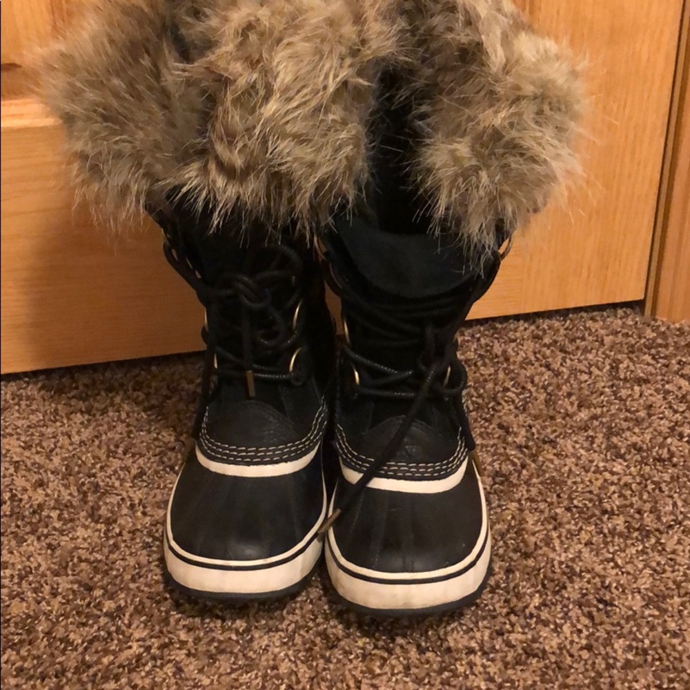 Sorel Joan of Arc black boots NEW